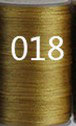 Polyester gewachst (1) - golden - 0.45mm (018)