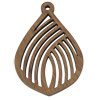 Holz·Ornament (2) - dunkel ~40x28m (92352)