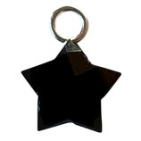 925 Stern Anhänger (1) - 10mm Onyx - schwarz (STS009)