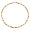 Ringe (10) - 30x1mm Edelstahl golden - geschlossen gedreht (97861)