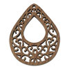 Holz·Ornament (2) - ~35x27mm (92350)