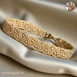 Makramée Armband (1) - Beige (30117)
