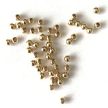 Perlen () - 2mm vergoldet (4015) -