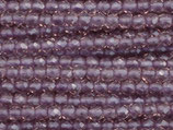 Glas·Perlen (1S) - Amethyst facettiert - ~2mm (311868)