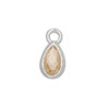 Anhänger Tropfen () - mit Strassstein - 4x6mm (97769) -