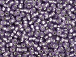 Miyuki Rocailles 11/0 - Silver Lined Amethyst - Frosted (24F·B10)