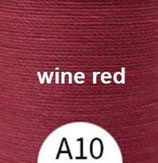 Polyester gewachst (1) - wine red - 0.35mm (A10)