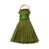 Quaste Kunstseide () - ~2cm olive -