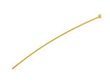 925 Nietstifte (10) - 5cm vergoldet - Ballkopf (4770)