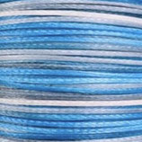 Polyester gewachst (1) - Multicolor 0.5mm - FLACH (53)