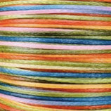 Polyester gewachst (1) - Multicolor 0.5mm - FLACH (27)