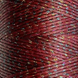 Glitzer Polyester (1) - 0.55mm - Dark Red (MFG060)
