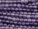 Mineralien·Perlen (1S) - Amethyst glatt - ~3.8mm (871656)