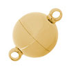 Magnetverschluss (1) - 14mm Edelstahl - golden glänzend (450921)