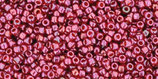 Toho Rocailles 15/0 - GoldLustered Raspberry (332)