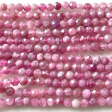 Mineralien·Perlen (1S) - Turmalin rosa facettiert - ~3.1mm (891509)