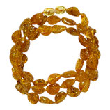 Bernstein·Nuggets (15.97gm) - Glitzer geknüpft - mit Verschluss (891881)