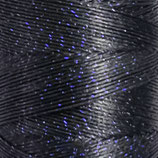 Glitzer Polyester (1) - 0.3mm gewachst - Dark Blue (06)