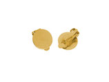 Ohrclips (10) - Edelstahl golden (97618)