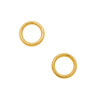 Biegeringe (20) - 5x0.8mm Edelstahl - golden geschlossen (97903)