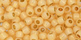 Toho 6/0 - PermaFinish Translucent SilverLined Light Topaz (PF2110)