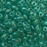 Preciosa Twin - transparent green - terra pearl (1364)
