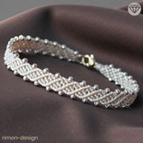 Makramée Armband (1) - Beige (30066)