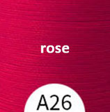 Polyester gewachst (1) - rose - 0.8mm (A26)