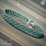Makramée Armband (1) - Grün (30084)
