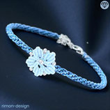 Makramée Armband (1) - Blau (30071)