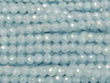 Zirkonia·Perlen (1S) - Pastellblau facettiert - ~2mm (311773)