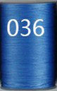 Polyester gewachst (1) - blue -0.45mm (036)