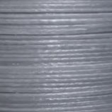 Polyester gewachst (1) - 0.5mm Silver Gray - FLACH (MLZ531)
