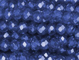 Glas·Rondellen (1S) - Smoky Imperial - Blue 2.6x3.2mm (312036)