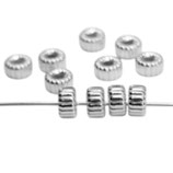 925 Rillen Rondelle () - 4.2x2mm (2880) -