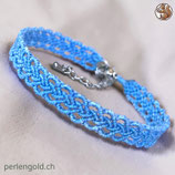 Makramée Armband (1) - Blau (30172)