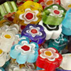 Millefiori Blumen (1S) - Glas ~8/10mm - Farbenmix (92395)