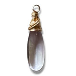 Amethyst (1) - Anhänger glatt - ~6x18mm (910168)