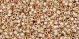 Toho Rocailles 15/0 - GoldLined Rainbow Crystal (994)