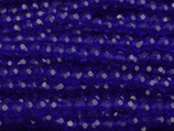 Glas·Rondellen (1S) - Dark Blue facettiert - ~2.8x3mm (311880)