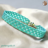 Makramée Armband (1) - Türkis (30165)
