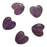Amethyst Herz (5) - ~6mm (891693)