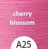 Polyester gewachst (1) - cherry blossom - 0.45mm (A25)