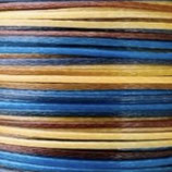 Polyester gewachst (1) - Multicolor 0.5mm - FLACH (82)