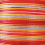 Polyester gewachst (1) - Multicolor 0.5mm - FLACH (66)