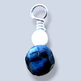 925 Aquamarin/Kyanit (1) - facettiert -  ~2.2/4.2mm (910140)