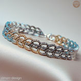 Makramée Armband (1) - Multicolor Glitzer (30051)