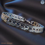 Makramée Armband (1) - Multicolor Glitzer (30052)