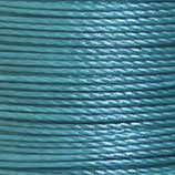 Polyester gewachst (1) - 0.55mm Peakock Blue - rund (MSN510)