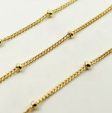 Kette Kugel (30cm) - 14k vergoldet - KEINE RÜCKNAHME - KEIN UMTAUSCH (A6)
